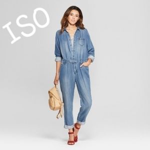 Universal Thread Denim Jumpsuit